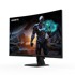 GIGABYTE Monitor GS27FC 27" FHD zakrivljeni gaming - 1920 x 1080 (FHD), 180 Hz, 1 ms, 250 cd/m², FreeSync Premium, HDR Ready, HDMI 2.0, DisplayPort 1.4